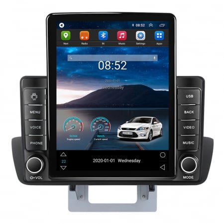 BT50 2012-2018 - Navigatie dedicata Mazda BT50 2012-2018,Tesla Style, ANDROID 13,Carplay&Android Auto, 10 inch , 4+64GB, Internet, Aplicatii, Waze, GPS