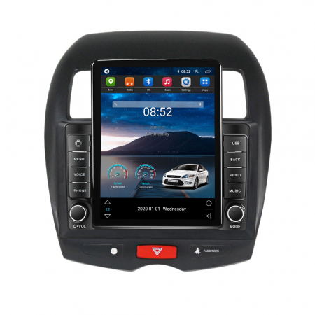 ASX - Navigatie dedicata Mitsubishi ASX Tesla Style, 4GB RAM 64GB ROM, ANDROID 13,Carplay&Android Auto, 9.7", Internet, Aplicatii, Waze, GPS