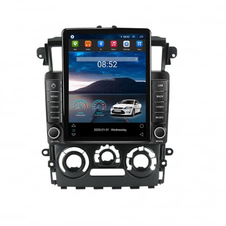 Mitsubishi - Navigatie dedicata Mitsubishi Colt Plus 2007-2012,Tesla Style, ANDROID 13,Carplay&Android Auto, 10 inch , 4+64GB, Internet, Aplicatii, Waze, GPS