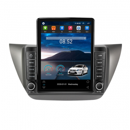 Lancer IX 2006-2010 - Navigatie dedicata Mitsubishi Lancer IX 2006-2010,Tesla Style, ANDROID 13,Carplay&Android Auto, 10 inch , 8+128GB, Internet, Aplicatii, Waze, GPS