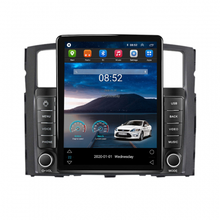 Pajero 2006-2014 - Navigatie dedicata Mitsubishi Pajero 2006-2014, ANDROID 13,Carplay&Android Auto, 10 inch , 4GB RAM 64GB ROM, Internet, Aplicatii, Waze, GPS