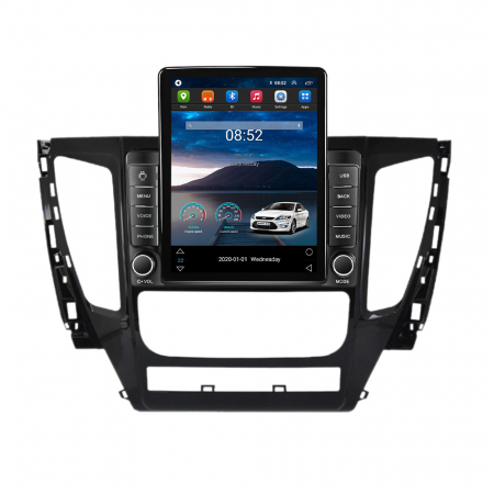 Pajero 2016-2018 - Navigatie dedicata Mitsubishi Pajero 2016-2018,Tesla Style, ANDROID 13,Carplay&Android Auto, 10 inch , 8+128GB, Internet, Aplicatii, Waze, GPS