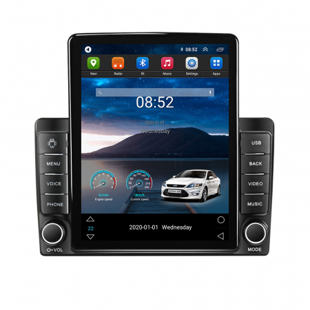 Zinger 2005-2013 - Navigatie dedicata Mitsubishi Zinger 2005-2013,Tesla Style, ANDROID 13,Carplay&Android Auto, 10 inch , 4+64GB, Internet, Aplicatii, Waze, GPS