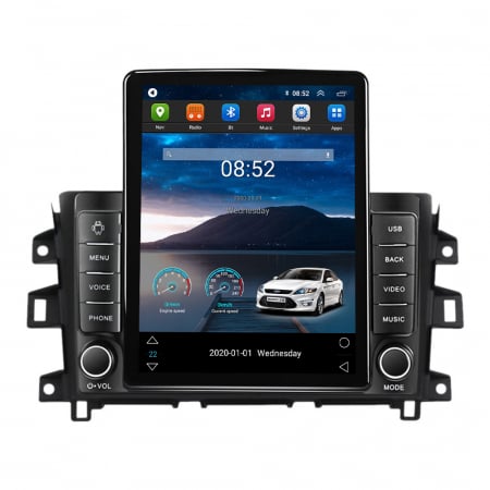 NP300 2011-2016 - Navigatie dedicata Nissan Navara NP300 2011-2016,Tesla Style, ANDROID 13,Carplay&Android Auto, 10 inch , 8+128GB, Internet, Aplicatii, Waze, GPS