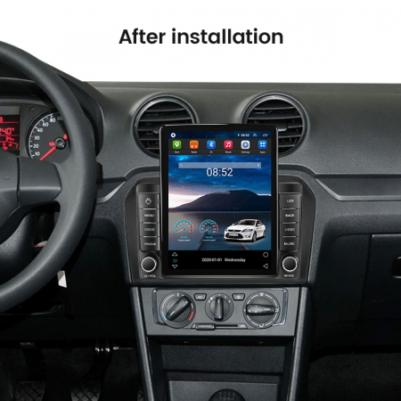 Navigatie dedicata VW Jetta 2013-2017, Tesla Style, ANDROID 13, 10 inch , 8+128GB, Internet, Aplicatii, Waze, GPS [3]
