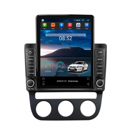 Jetta IV 2011 - 2018 - Navigatie dedicata VW Jetta 5 2005-2010, Tesla Style, ANDROID 13, 10 inch , 8+128GB, Internet, Aplicatii, Waze, GPS
