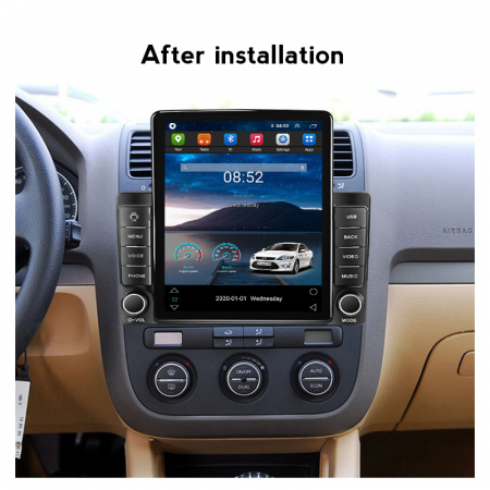 Navigatie dedicata VW Jetta 5 2005-2010, Tesla Style, ANDROID 13, 10 inch , 8+128GB, Internet, Aplicatii, Waze, GPS [3]