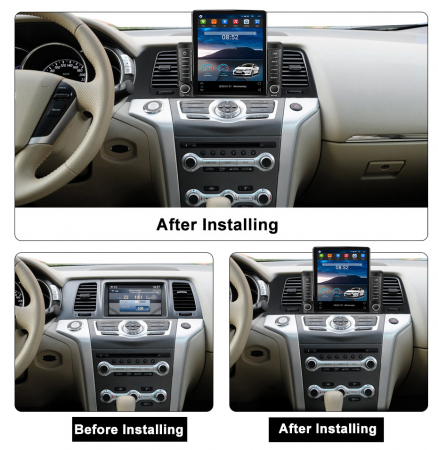 Navigatie dedicata Nissan Murano Z51 2008-2014,Tesla Style, ANDROID 13,Carplay&Android Auto, 10 inch , 8+128GB, Internet, Aplicatii, Waze, GPS [2]