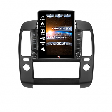 Nissan - Navigatie dedicata Nissan Navara 2004-2010,Tesla Style, ANDROID 13,Carplay&Android Auto, 10 inch , 4GB RAM 64GB ROM, Internet, Aplicatii, Waze, GPS