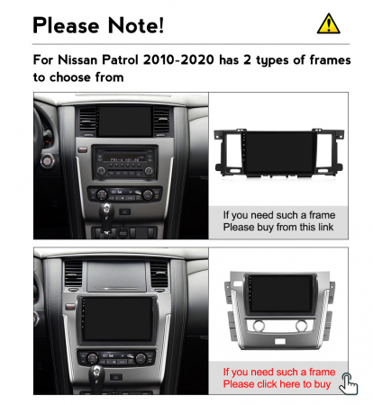 Navigatie dedicata Nissan Patrol 2010 - 2020,Tesla Style, ANDROID 13,Carplay&Android Auto, 10 inch , 8+128GB, Internet, Aplicatii, Waze, GPS [3]