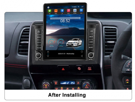 Navigatie dedicata Nissan Serena 2016-2018,Tesla Style, ANDROID 13,Carplay&Android Auto, 10 inch , 8+128GB, Internet, Aplicatii, Waze, GPS [2]