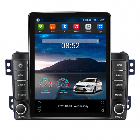 Agila - Navigatie dedicata Opel Agila,Tesla Style, ANDROID 13,Carplay&Android Auto, 10 inch , 8+128GB, Internet, Aplicatii, Waze, GPS