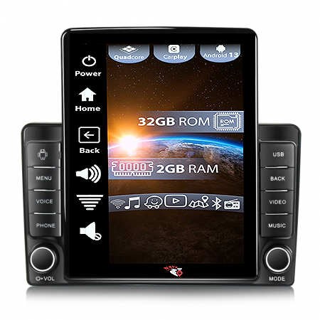 Peugeot - Navigatie dedicata Peugeot 308 2013 - 2017 ,Tesla Style, ANDROID 13,Carplay&Android Auto, 10 inch , 4GB RAM 64GB ROM, Internet, Aplicatii, Waze, GPS