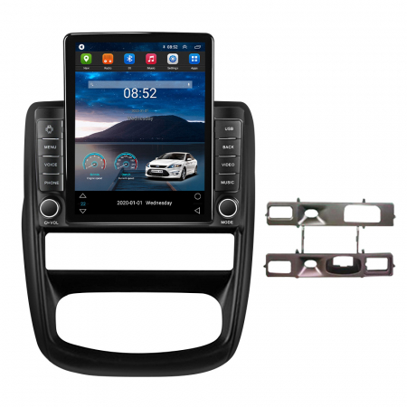 Duster 2010-2014 - Navigatie dedicata Renault Duster 2010-2015,Tesla Style, ANDROID 13,Carplay&Android Auto, 10 inch , 4+64GB, Internet, Aplicatii, Waze, GPS