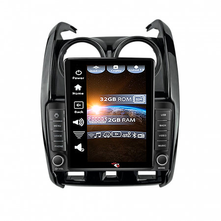 Duster 2015-2020 - Navigatie dedicata Renault Duster 2015-2020 Lada Largus 2021,Tesla Style, ANDROID 13,Carplay&Android Auto, 10 inch , 4GB RAM 64GB ROM, Internet, Aplicatii, Waze, GPS