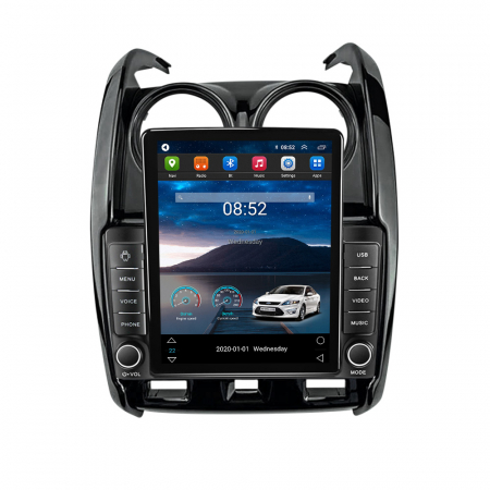 Duster 2015-2020 - Navigatie dedicata Renault Duster 2015-2020 Lada Largus 2021,Tesla Style, ANDROID 13,Carplay&Android Auto, 10 inch , 4+64GB, Internet, Aplicatii, Waze, GPS