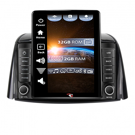 Koleos 2008-2016 - Navigatie dedicata Renault Koleos 2008-2016 Tesla Style, 4GB RAM 64GB ROM, ANDROID 13,Carplay&Android Auto, 10 inch, Internet, Aplicatii, Waze, GPS