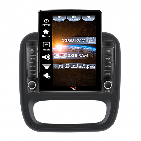 Trafic 3 - Navigatie dedicata Renault Trafic 3 Opel Vivaro B 2014-2018 Tesla Style, 4GB RAM 64GB ROM, ANDROID 13, Carplay&Android Auto, 10 inch, Internet, Aplicatii, Waze, GPS