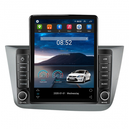 Seat - Navigatie dedicata Seat Altea 2004-2015,Tesla Style, ANDROID 13,Carplay&Android Auto, 10 inch , 8+128GB, Internet, Aplicatii, Waze, GPS