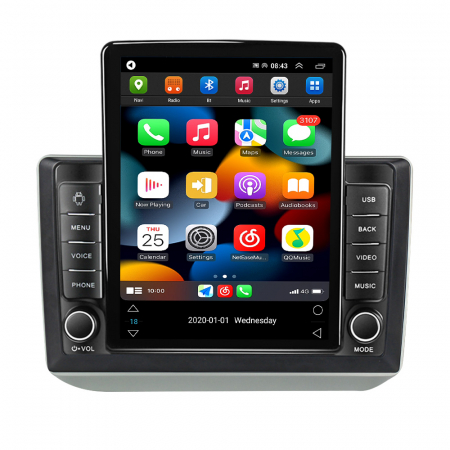 Navigatie dedicata Skoda Fabia 2007-2014,Tesla Style, ANDROID 13,Carplay&Android Auto, 10 inch , 8+128GB, Internet, Aplicatii, Waze, GPS [1]