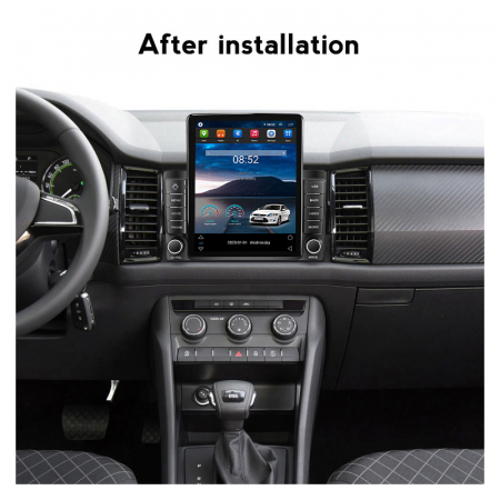 Navigatie dedicata Skoda Kodiaq 2016-2018,Tesla Style, ANDROID 13,Carplay&Android Auto, 10 inch , 8+128GB, Internet, Aplicatii, Waze, GPS [3]