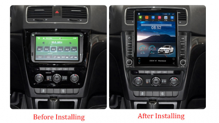 Navigatie dedicata Skoda Yeti 5L 2009-2014,Tesla Style, ANDROID 13,Carplay&Android Auto, 10 inch , 8+128GB, Internet, Aplicatii, Waze, GPS [2]