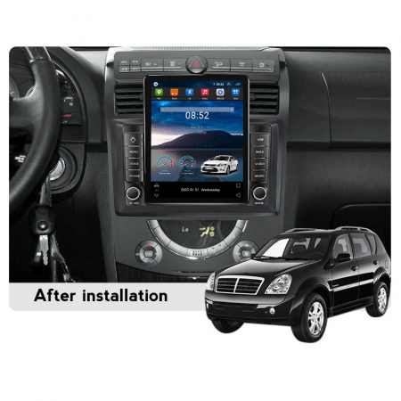 Navigatie dedicata SsangYong Rexton 2006-2012,Tesla Style, ANDROID 13,Carplay&Android Auto, 10 inch , 8+128GB, Internet, Aplicatii, Waze, GPS [3]