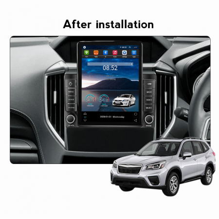 Navigatie dedicata Subaru Forester 2018-2021,Tesla Style, ANDROID 13,Carplay&Android Auto, 10 inch , 8+128GB, Internet, Aplicatii, Waze, GPS [3]