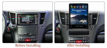 Navigatie dedicata Subaru Legacy Outback 2009-2014,Tesla Style, ANDROID 13,Carplay&Android Auto, 10 inch , 8+128GB, Internet, Aplicatii, Waze, GPS [2]