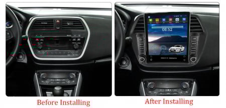 Navigatie dedicata Suzuki S-cross 2012-2016,Tesla Style, ANDROID 13,Carplay&Android Auto, 10 inch , 8+128GB, Internet, Aplicatii, Waze, GPS [2]