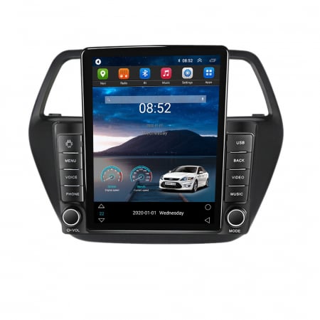 S-cross 2012-2016 - Navigatie dedicata Suzuki S-cross 2012-2016,Tesla Style, ANDROID 13,Carplay&Android Auto, 10 inch , 8+128GB, Internet, Aplicatii, Waze, GPS
