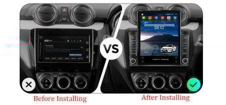 Navigatie dedicata Suzuki Swift 2016-2020,Tesla Style, ANDROID 13,Carplay&Android Auto, 10 inch , 8+128GB, Internet, Aplicatii, Waze, GPS [2]