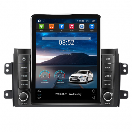 Suzuki - Navigatie dedicata Suzuki SX4 2006-2014 Tesla Style, 4GB RAM 64GB ROM, ANDROID 13, Carplay&Android Auto, 10 inch, Internet, Aplicatii, Waze, GPS