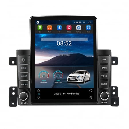 Suzuki - Navigatie dedicata Suzuki Vitara 2005-2015,Tesla Style, ANDROID 13,Carplay&Android Auto, 10 inch , 8+128GB, Internet, Aplicatii, Waze, GPS