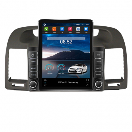 Camry 2002-2006 - Navigatie dedicata Toyota Camry 2002-2006 Tesla Style, ANDROID 13,Carplay&Android Auto, 9.7" , 4GB RAM 64GB ROM, Internet, Aplicatii, Waze, GPS