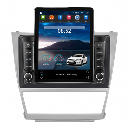Camry - Navigatie dedicata Toyota Camry 2007-2011,Tesla Style, ANDROID 13,Carplay&Android Auto, 10 inch , 4+64GB, Internet, Aplicatii, Waze, GPS