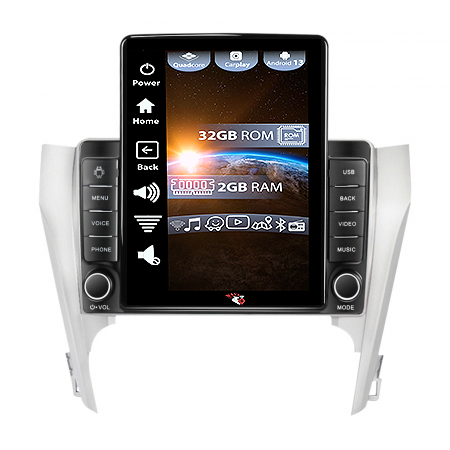Camry - Navigatie dedicata Toyota Camry 2011-2014 ,Tesla Style, ANDROID 13,Carplay&Android Auto, 10 inch , 4GB RAM 64GB ROM, Internet, Aplicatii, Waze, GPS