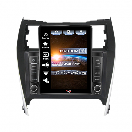 Camry 2011-2014 - Navigatie dedicata Toyota Camry 2012-2014,Tesla Style, ANDROID 13,Carplay&Android Auto, 10 inch , 4GB RAM 64GB ROM, Internet, Aplicatii, Waze, GPS