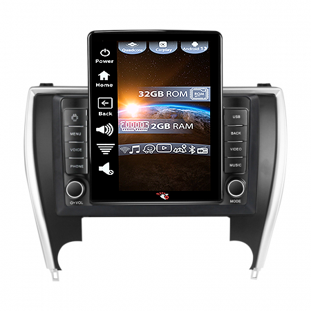 Camry 2014-2017 - Navigatie dedicata Toyota Camry 2014-2017,Tesla Style, ANDROID 13,Carplay&Android Auto, 10 inch , 4GB RAM 64GB ROM, Internet, Aplicatii, Waze, GPS