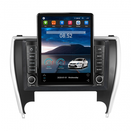 Camry 2014-2017 - Navigatie dedicata Toyota Camry 2014-2017,Tesla Style, ANDROID 13,Carplay&Android Auto, 10 inch , 4+64GB, Internet, Aplicatii, Waze, GPS
