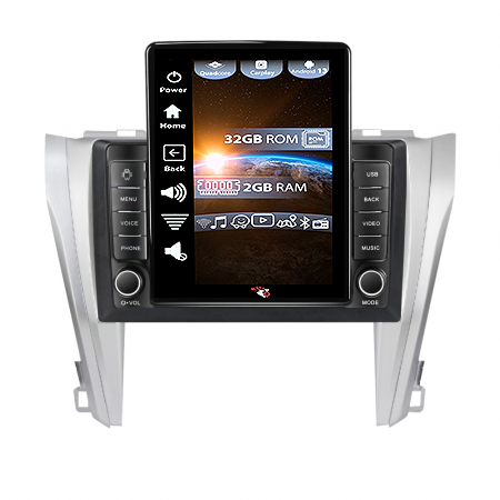 Camry 2014-2017 - Navigatie dedicata Toyota Camry 2015-2017,Tesla Style, ANDROID 13,Carplay&Android Auto, 10 inch , 4GB RAM 64GB ROM, Internet, Aplicatii, Waze, GPS