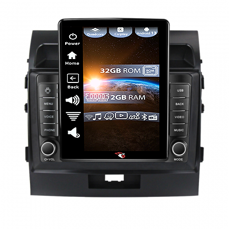 Land Cruiser 200 2008-2015 - Navigatie dedicata Toyota Land Cruiser 200 2008-2015,Tesla Style, ANDROID 13,Carplay&Android Auto, 10 inch , 4GB RAM 64GB ROM, Internet, Aplicatii, Waze, GPS