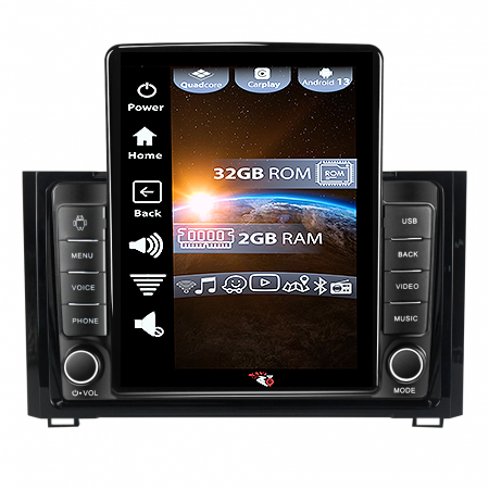 Sequoia 2014-2018 - Navigatie dedicata Toyota Sequoia 2014-2018 ,Tesla Style, ANDROID 13,Carplay&Android Auto, 10 inch , 4GB RAM 64GB ROM, Internet, Aplicatii, Waze, GPS