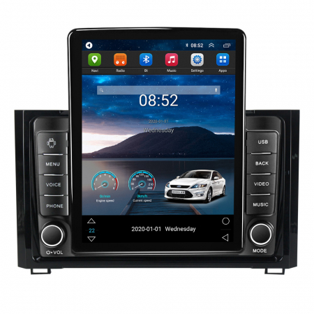 Sequoia 2014-2018 - Navigatie dedicata Toyota Sequoia 2014-2018 ,Tesla Style, ANDROID 13,Carplay&Android Auto, 10 inch , 4+64GB, Internet, Aplicatii, Waze, GPS