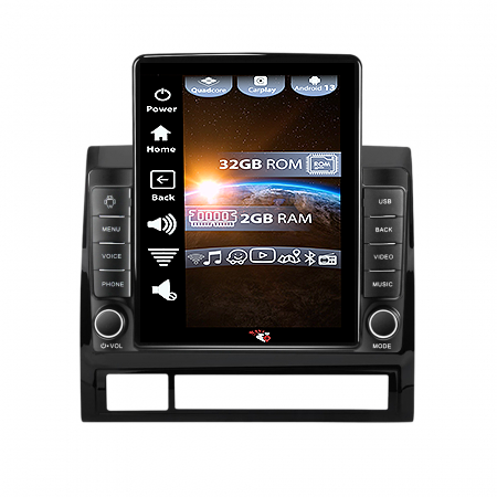 Navigatii Dedicate - Navigatie dedicata Toyota Tacoma Hilux 2005-2013,Tesla Style, ANDROID 13,Carplay&Android Auto, 10 inch , 4GB RAM 64GB ROM, Internet, Aplicatii, Waze, GPS