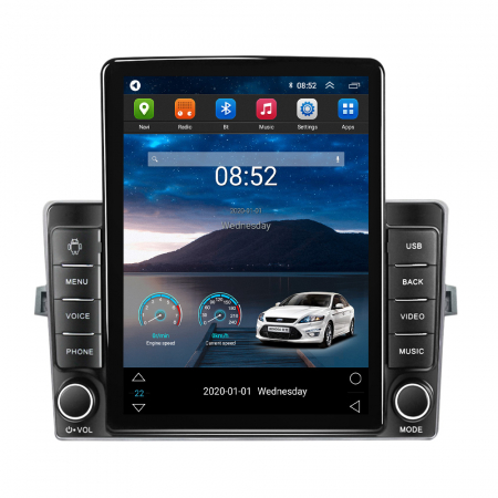 Verso 2009-2018 - Navigatie dedicata Toyota Verso 2009-2018 Tesla Style, ANDROID 13,Carplay&Android Auto, 9.7" , 4GB RAM 64GB ROM, Internet, Aplicatii, Waze, GPS