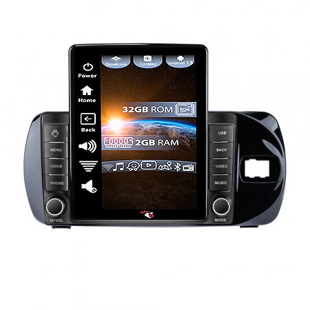 Vitz 2016-2020 - Navigatie dedicata Toyota Vitz 2016-2020 ,Tesla Style, ANDROID 13,Carplay&Android Auto, 10 inch , 4GB RAM 64GB ROM, Internet, Aplicatii, Waze, GPS
