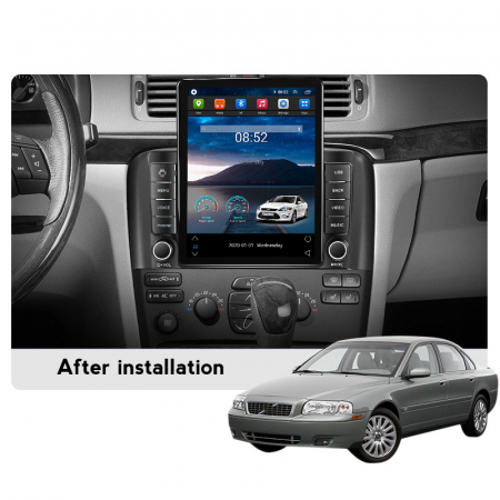 Navigatie dedicata Volvo S80 1998-2006 Tesla Style, 8+128 GB, ANDROID 13,Carplay&Android Auto, 10 inch, Internet, Aplicatii, Waze, GPS [2]