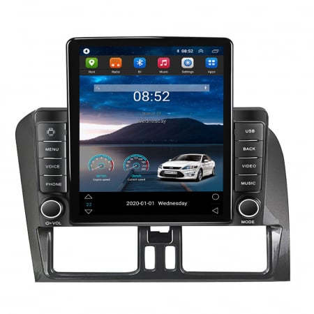 Volvo - Navigatie dedicata Volvo XC60 Tesla Style, 8+128 GB, ANDROID 13,Carplay&Android Auto, 10 inch, Internet, Aplicatii, Waze, GPS