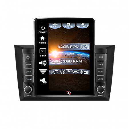 Volkswagen - Navigatie dedicata VW Golf 6 2008 - 2013,Tesla Style, ANDROID 13,Carplay&Android Auto, 10 inch , 4GB RAM 64GB ROM, Internet, Aplicatii, Waze, GPS